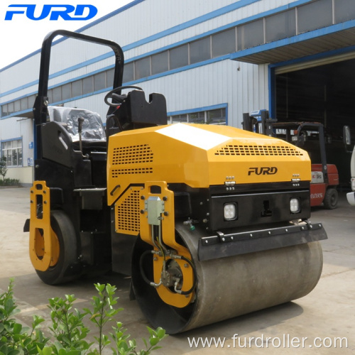 3 Ton Rubber Tire Asphalt Road Roller for Sale